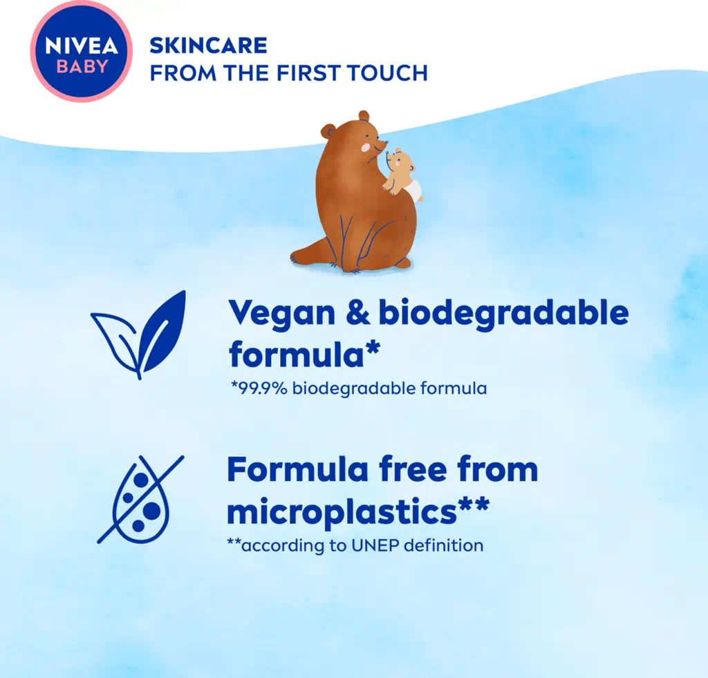 NIVEA – Baby Soft & Light Lotion à l’Amande & Vitamines B5, C, E – Hydratation Douce & Protection Quotidienne