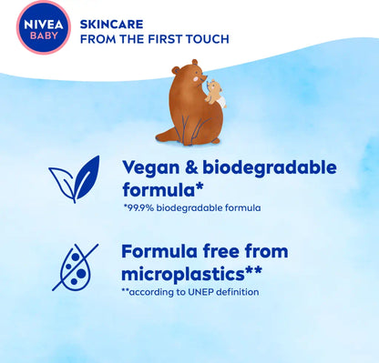 NIVEA – Baby Soft & Light Lotion à l’Amande & Vitamines B5, C, E – Hydratation Douce & Protection Quotidienne