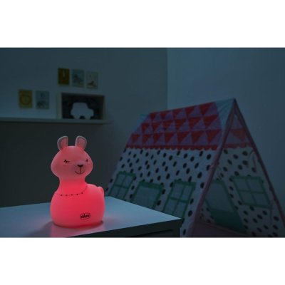 Chicco – Veilleuse Sweet Lights rechargeable et portable – Motif lama