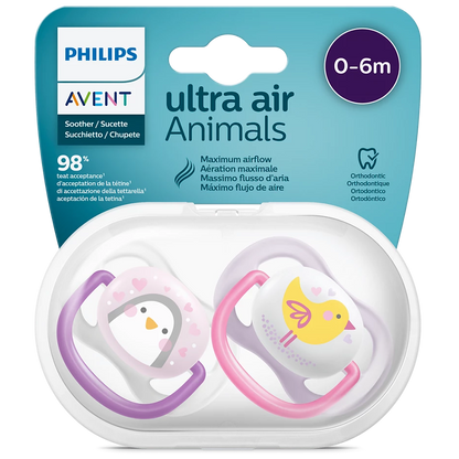Philips Avent - Sucette 2 pieces - Ultra Air SCF080/11