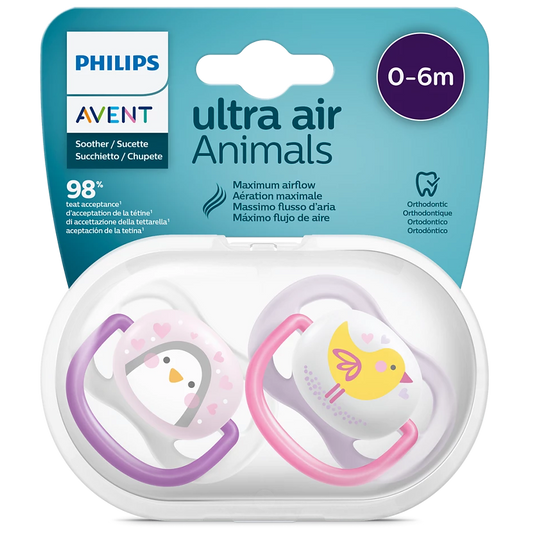 Philips Avent - Sucette 2 pieces - Ultra Air SCF080/11