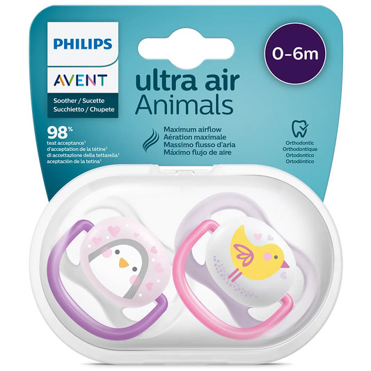 Philips Avent - Sucette 2 pieces - Ultra Air SCF080/11