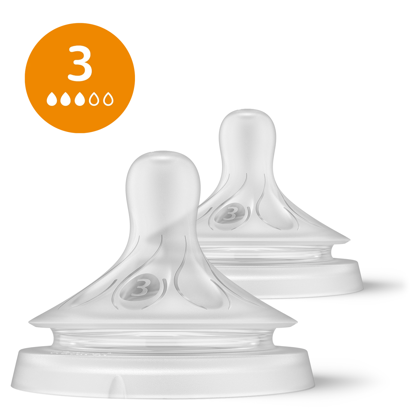 Philips Avent – Lot de 2 Tétines en Silicone – Natural Response