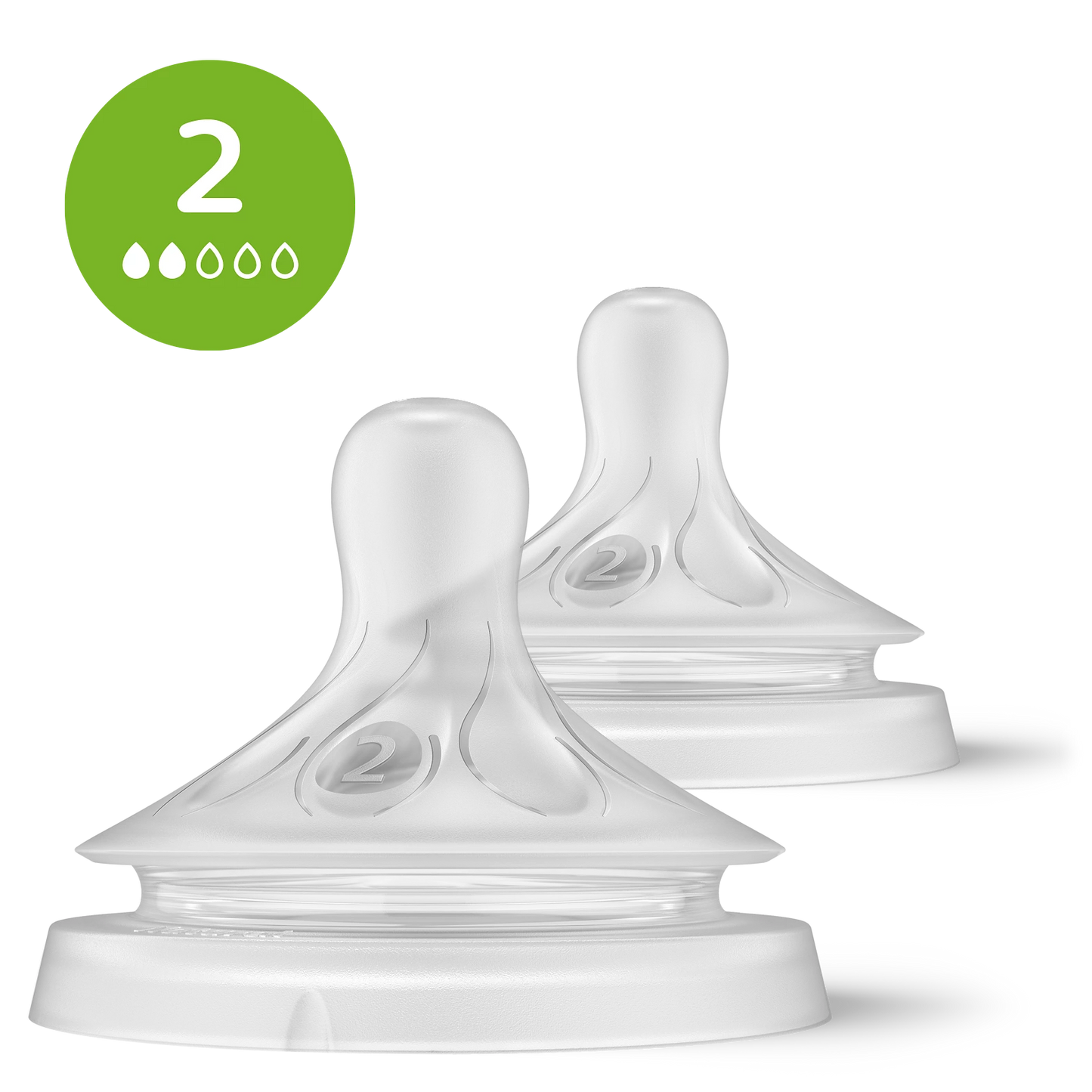 Philips Avent – Lot de 2 Tétines en Silicone – Natural Response