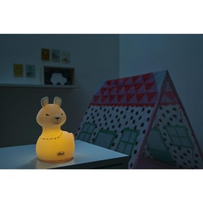 Chicco – Veilleuse Sweet Lights rechargeable et portable – Motif lama