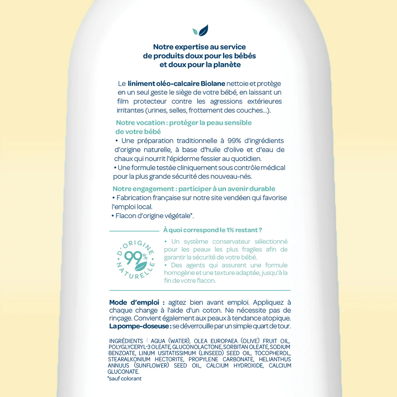 Biolane – Liniment oléo-calcaire