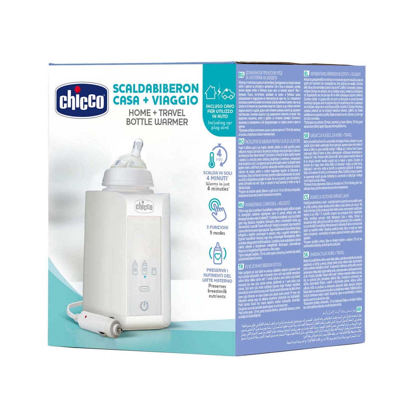 Chicco - Chauffe-biberon portable pour la maison et les voyages