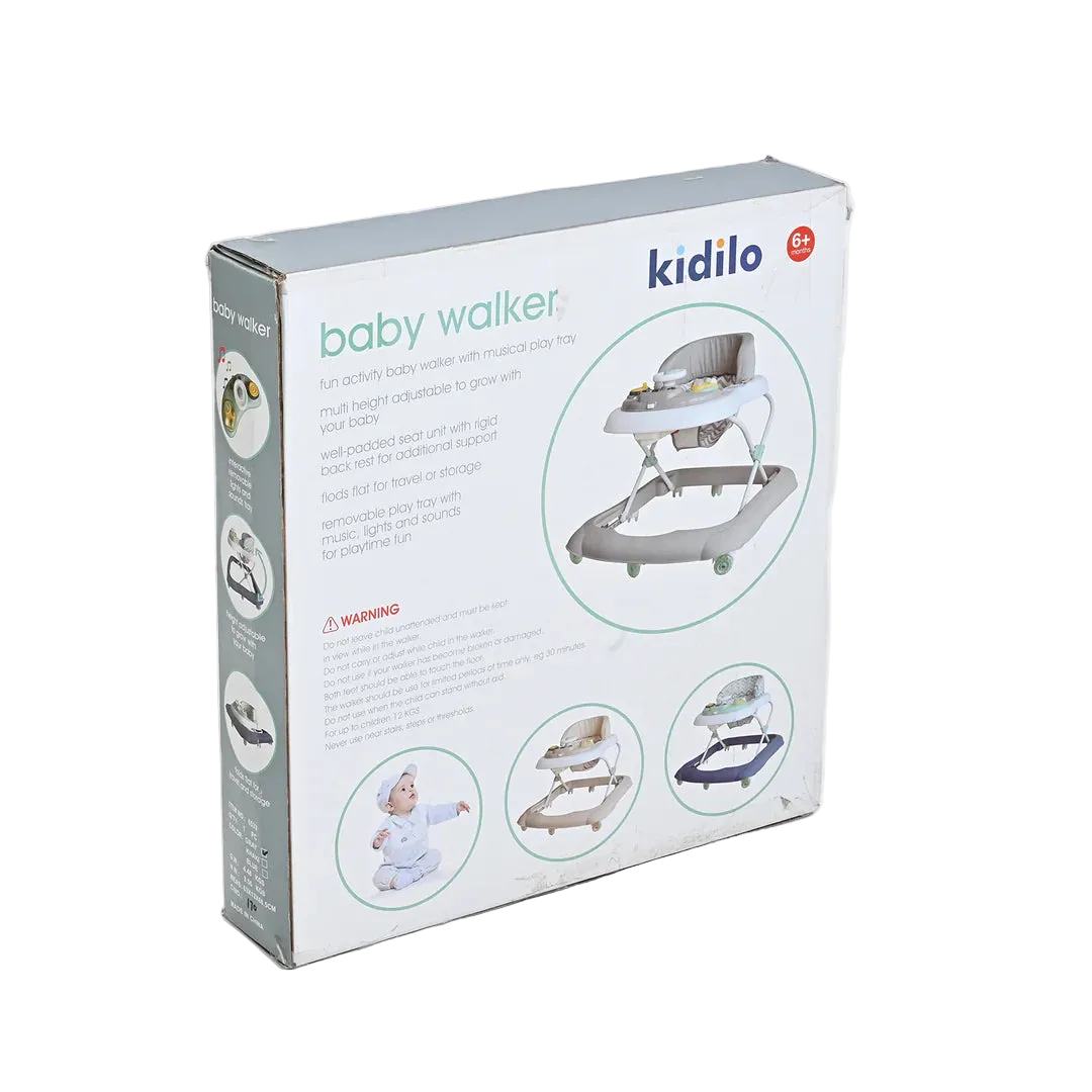 Kidilo – Trotteur bébé évolutif avec plateau d’activités (6 mois+)