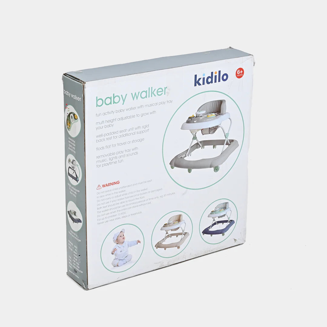 Kidilo – Trotteur bébé évolutif avec plateau d’activités (6 mois+)