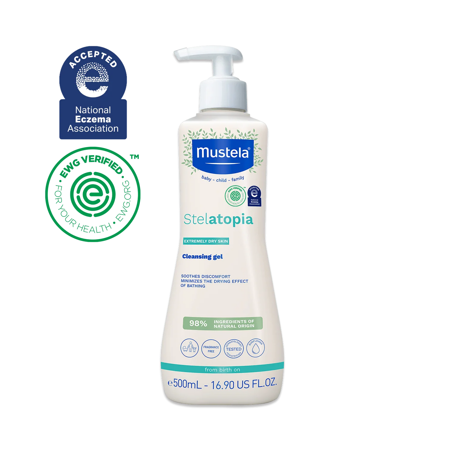 Mustela - Gel lavant Stelatopia