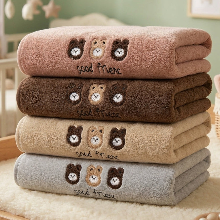 Serviette de Bain Douce pour Bébé 140x70cm