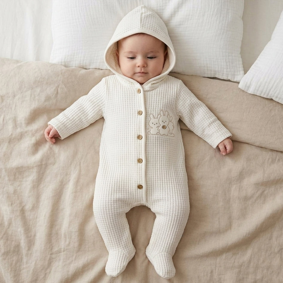 Grenouillère bébé en coton bebelinna