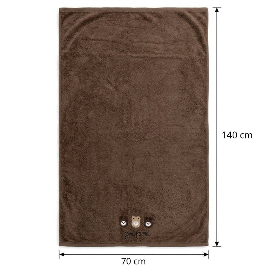 Serviette de Bain Douce pour Bébé 140x70cm