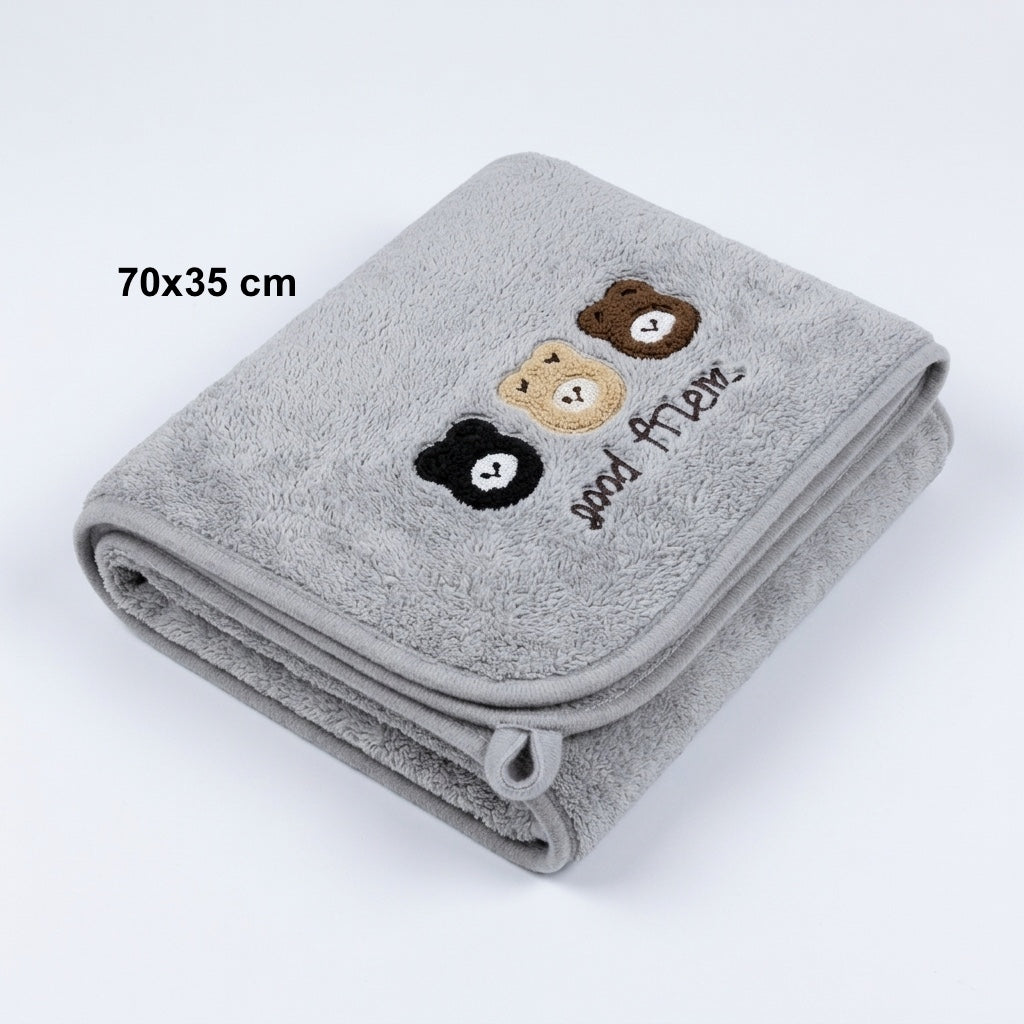 Serviette de Bain Douce pour Bébé 70x35cm