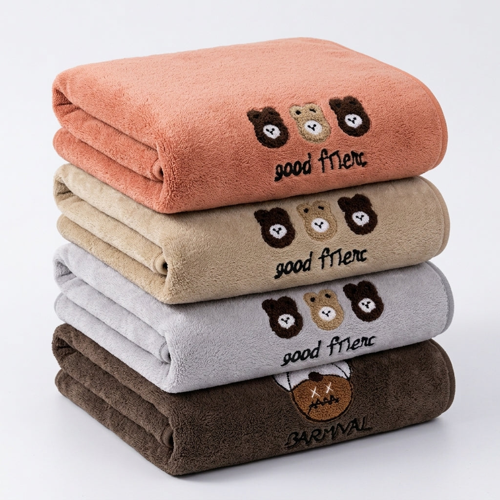 Serviette de Bain Douce pour Bébé 70x35cm