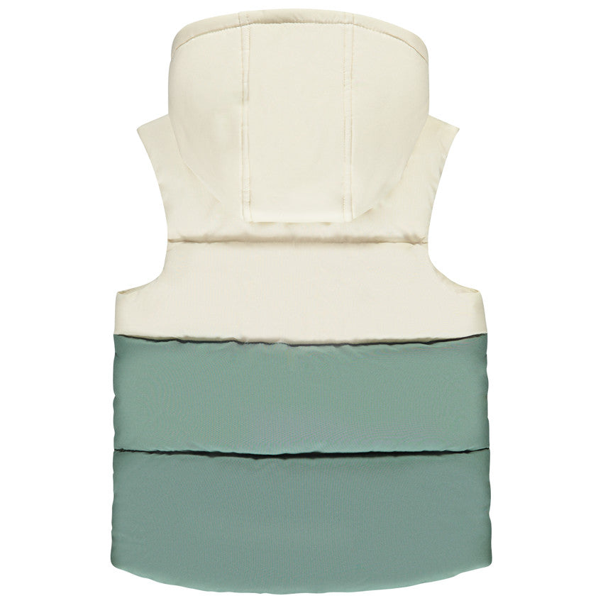 Orchestra - Gilet matelassé à capuche bicolore