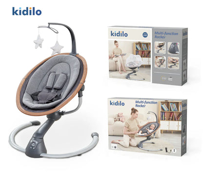 Kidilo - Balancelle électrique pour bébé avec Bluetooth