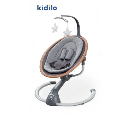 Kidilo - Balancelle électrique pour bébé avec Bluetooth
