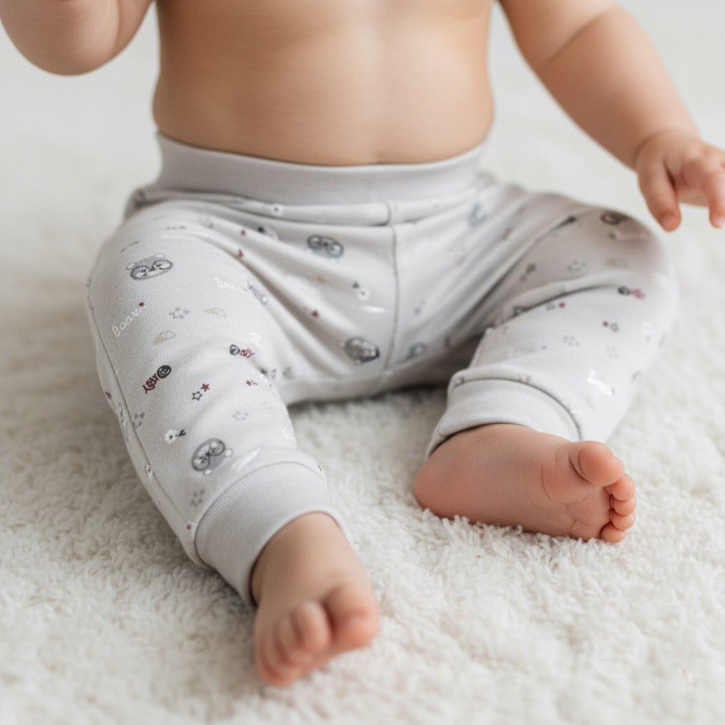 Pantalon bébé en coton doux