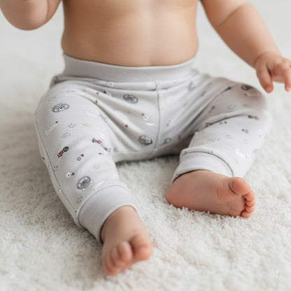 Pantalon bébé en coton doux