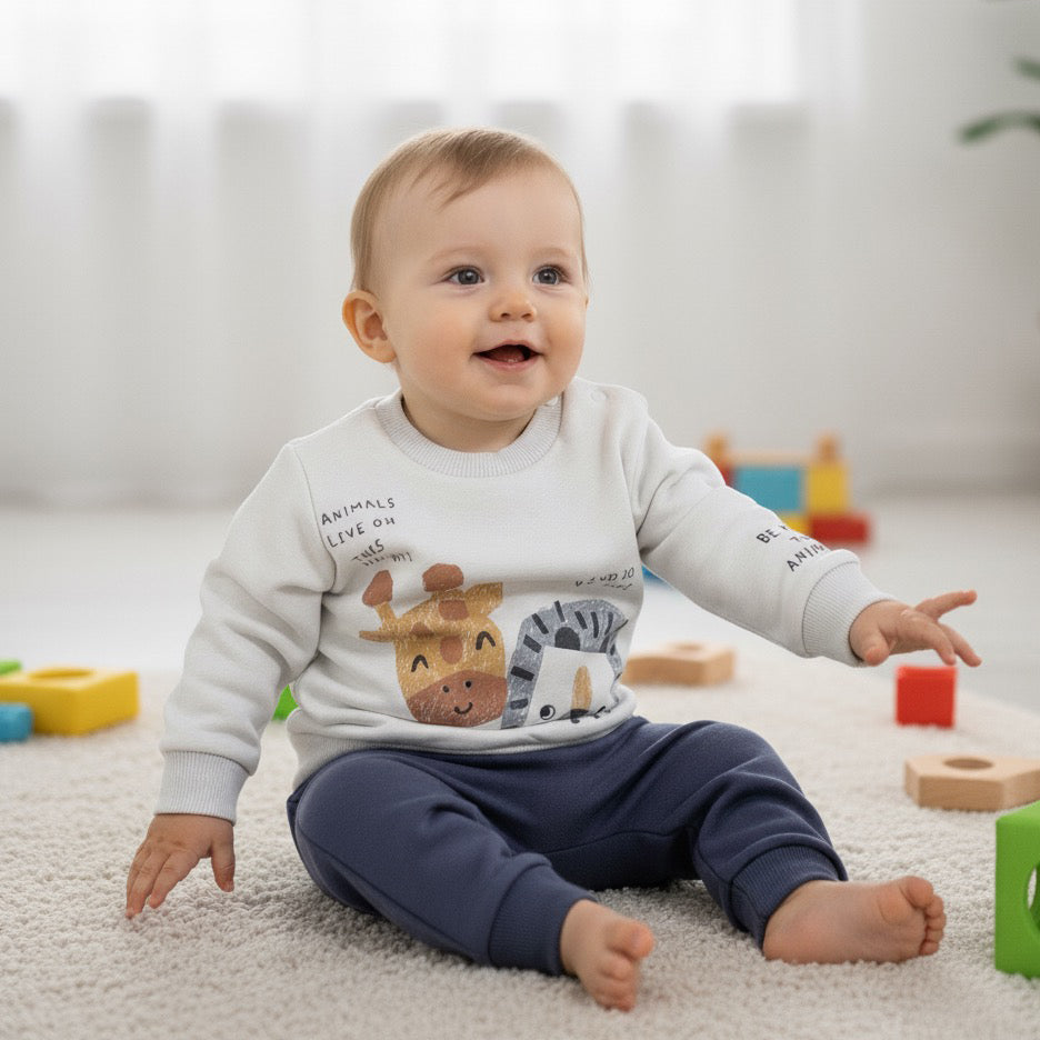 Ensemble jogging bébé motif Animaux – Iggy