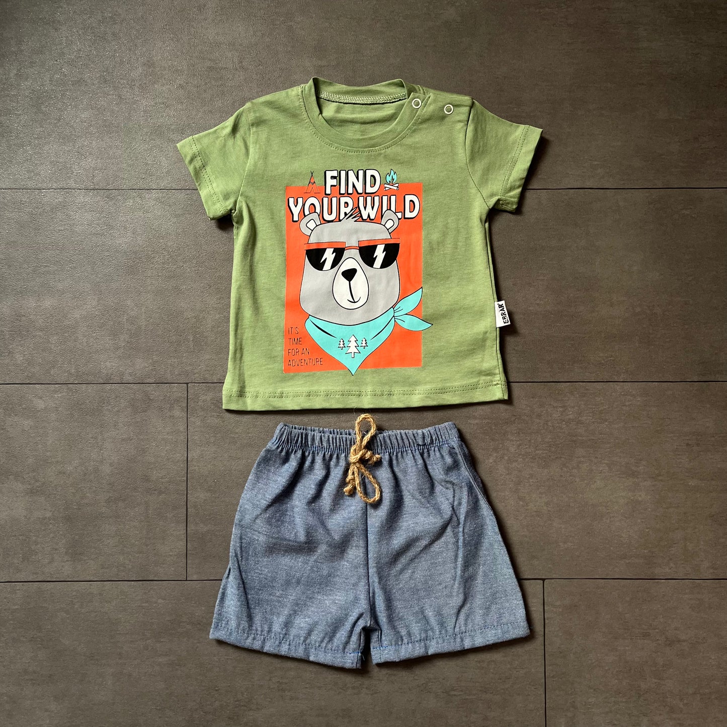 Ensemble t-shirt + short - 2 pièces