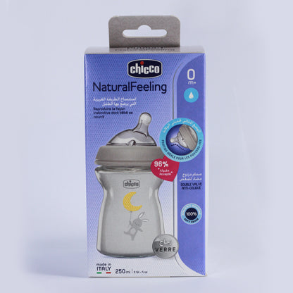 Chicco - Biberon en verre ( زجاج ) - Naturalfeeling