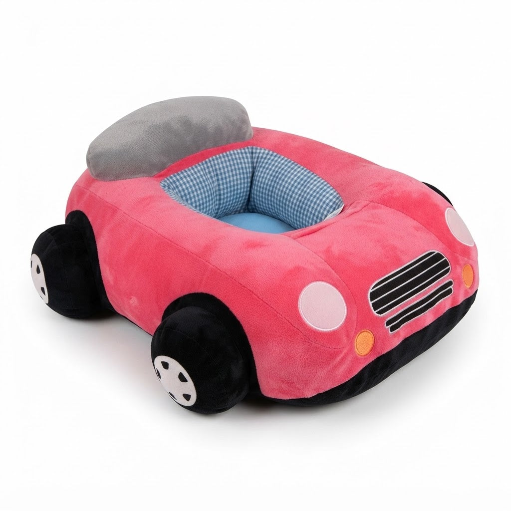 Fauteuil bébé en peluche – Design voiture de course
