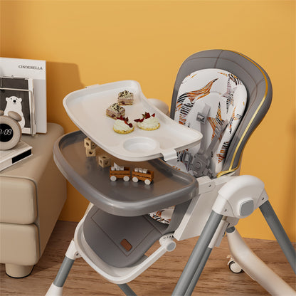 Kidilo – Chaise haute 2-en-1 avec fonction balançoire – Modèle 11-3