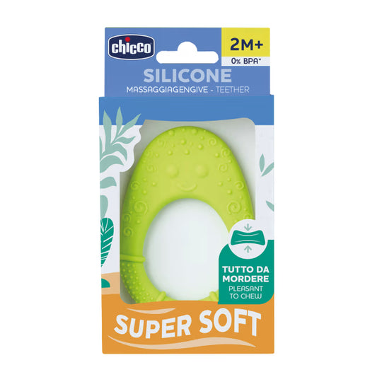 Chicco - Anneau de dentition avocat supersoft – dès 2 mois
