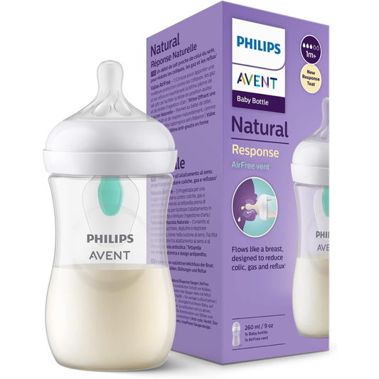 Philips Avent - Biberon en Plastique valve AirFree - Naturelle