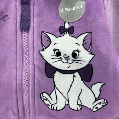 Disney - Ensemble en velours 2 pièces avec capuche “Marie” – Violet