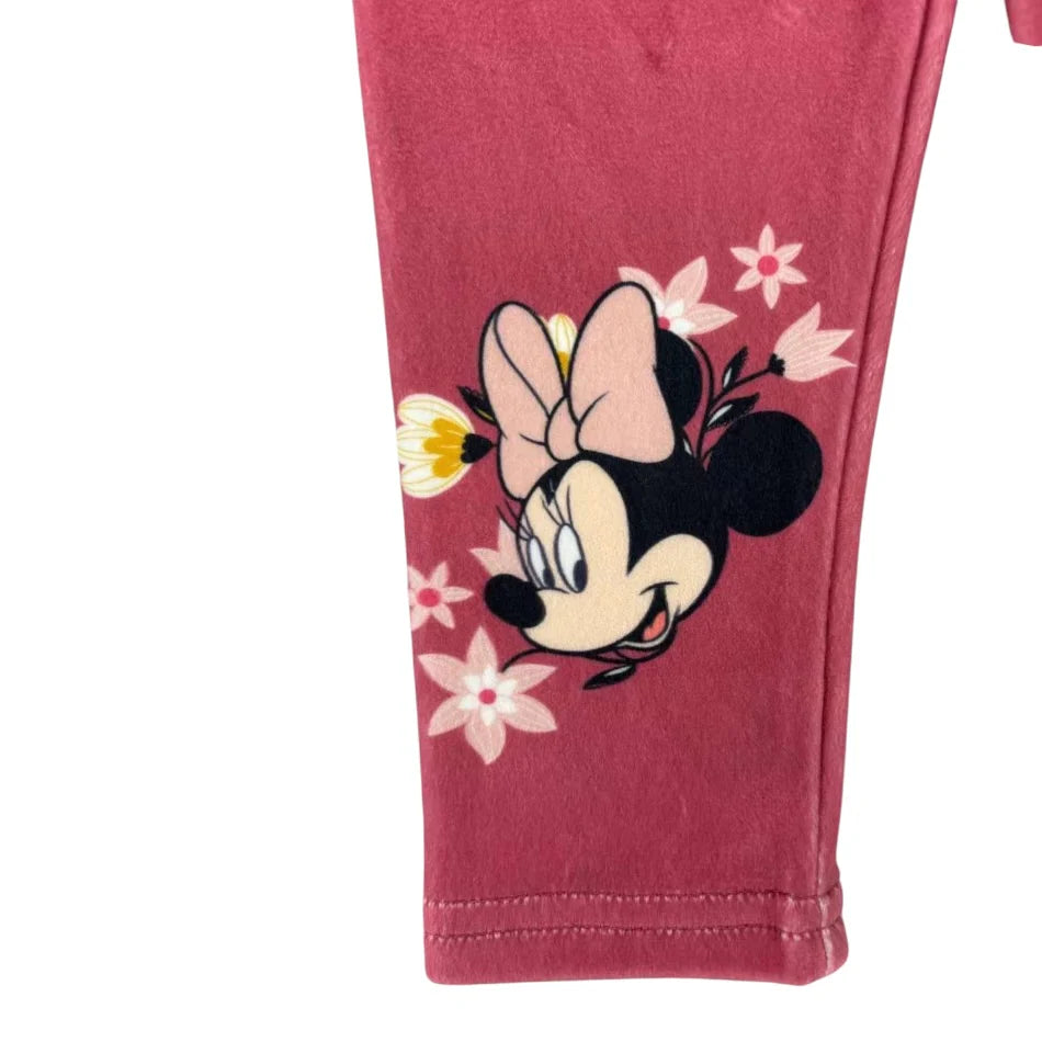 Disney – Ensemble 2 pièces en velours avec capuche (Minnie Floral)