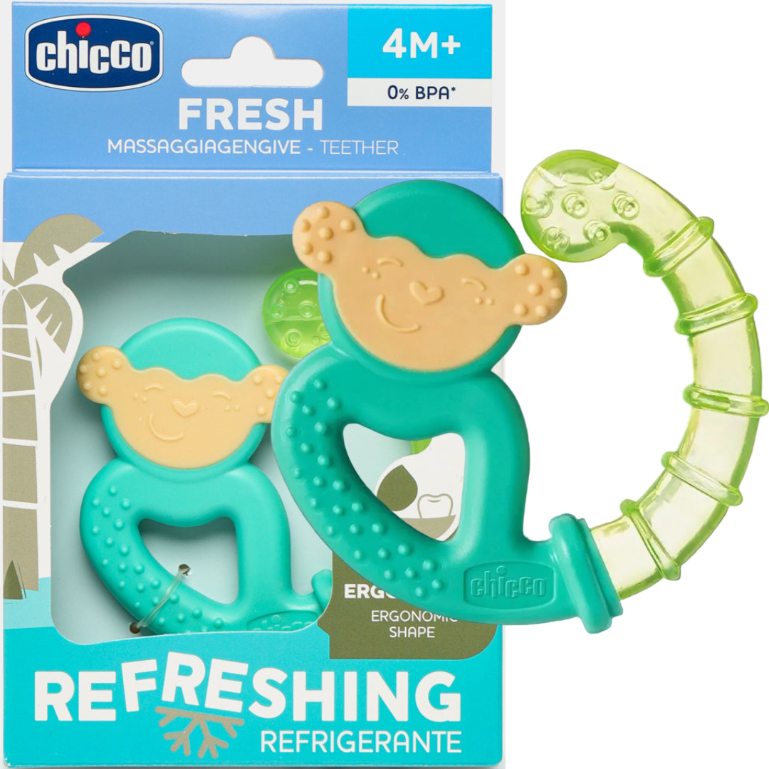 Chicco – Anneau de dentition réfrigérant Singe 4m+