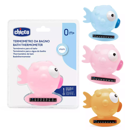 Chicco – Thermomètre de bain pour bébé – Motif poisson