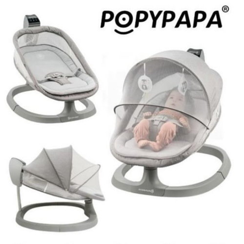 Popypapa – Balancelle électrique pour bébé avec Bluetooth