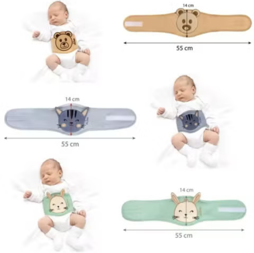 Sevi Bebe – Ceinture Chauffante aux Noyaux de Cerise pour Bébé – Soulage les Coliques & Gaz