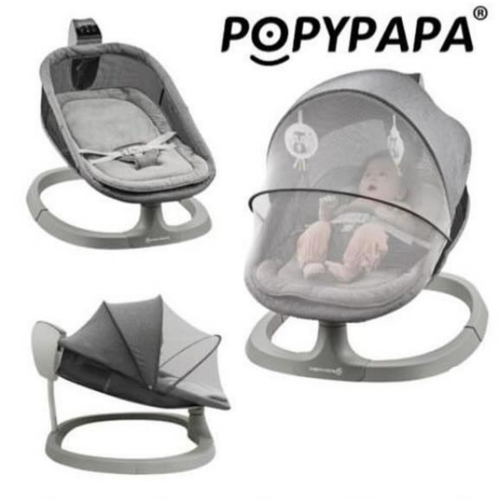 Popypapa – Balancelle électrique pour bébé avec Bluetooth