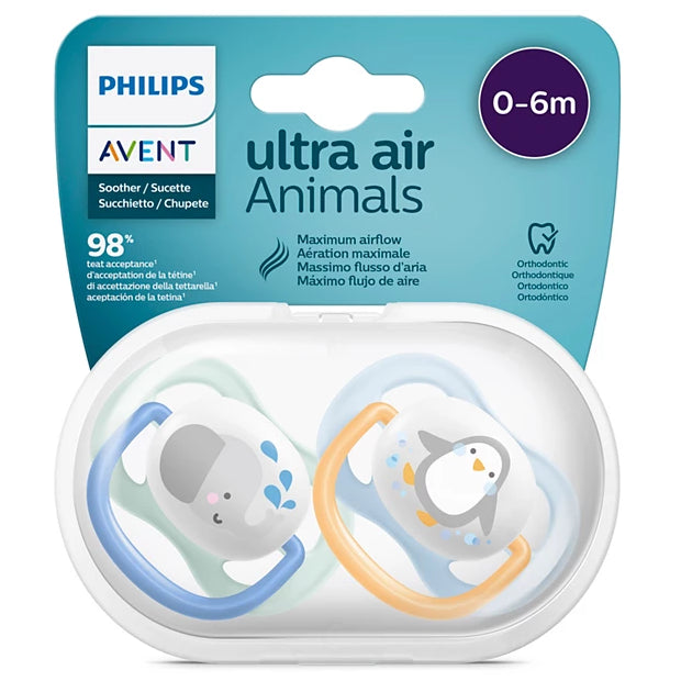 Philips Avent - Sucette 2 pieces - Ultra Air SCF080/11