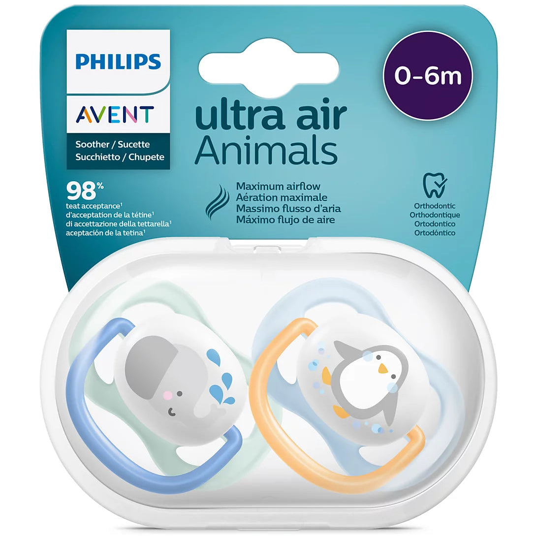 Philips Avent - Sucette 2 pieces - Ultra Air SCF080/11
