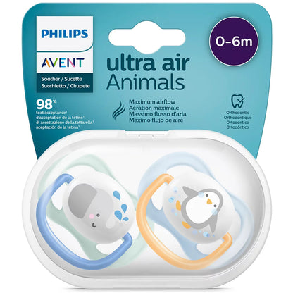 Philips Avent - Sucette 2 pieces - Ultra Air SCF080/11