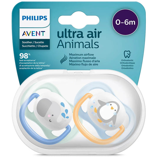 Philips Avent - Sucette 2 pieces - Ultra Air SCF080/11