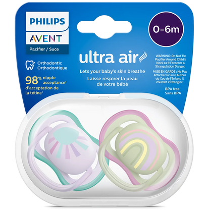 Philips Avent - Sucette 2 pieces - Ultra Air SCF085/30