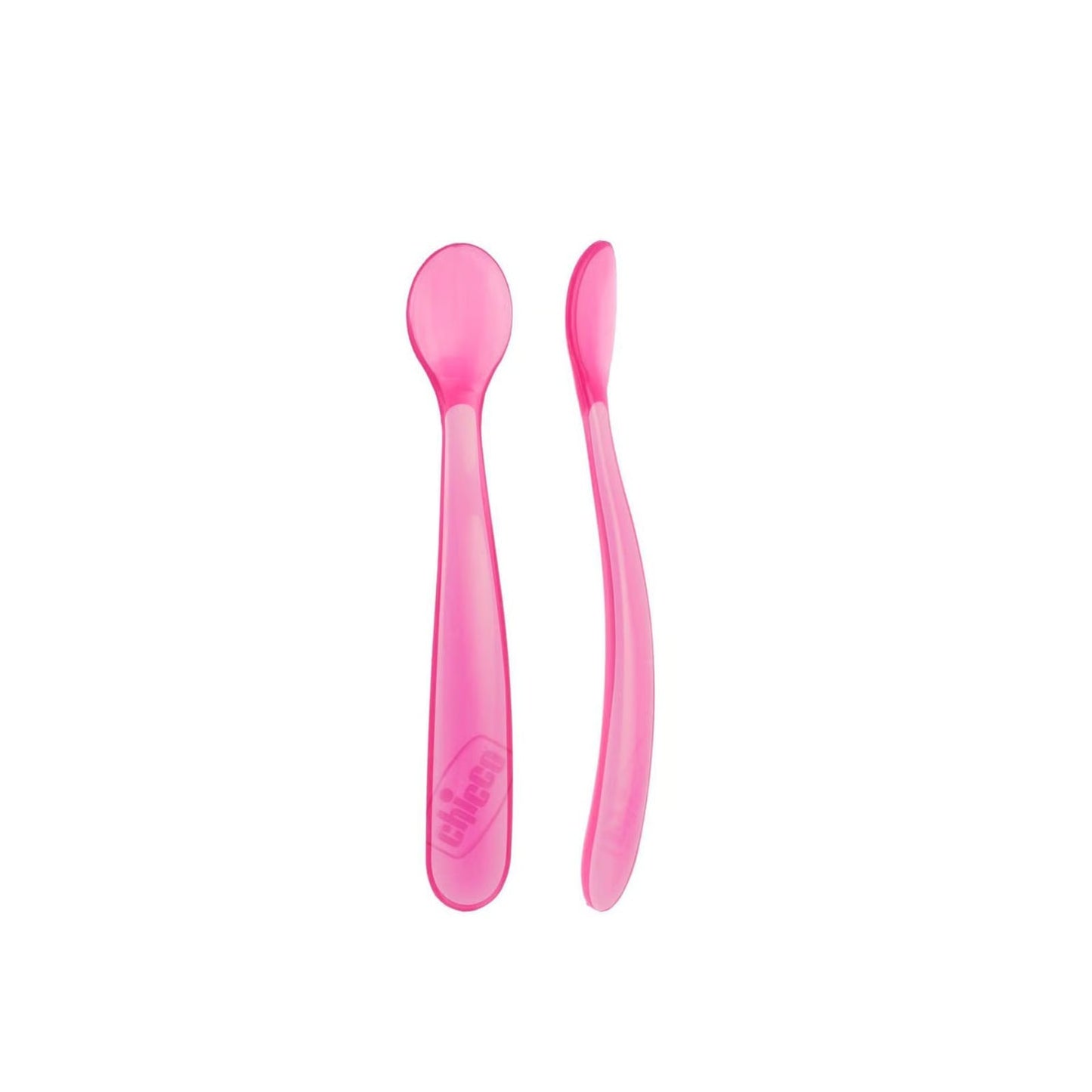 Chicco – Lot de 2 cuillères en silicone Super Soft pour bébé 6m+