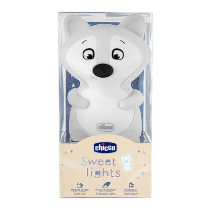 Chicco – Veilleuse Sweet Lights rechargeable et portable – Motif Renard