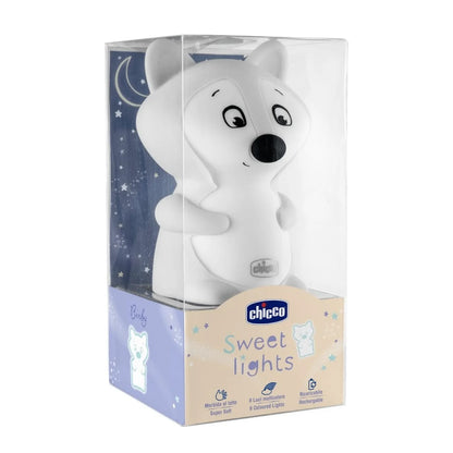 Chicco – Veilleuse Sweet Lights rechargeable et portable – Motif Renard