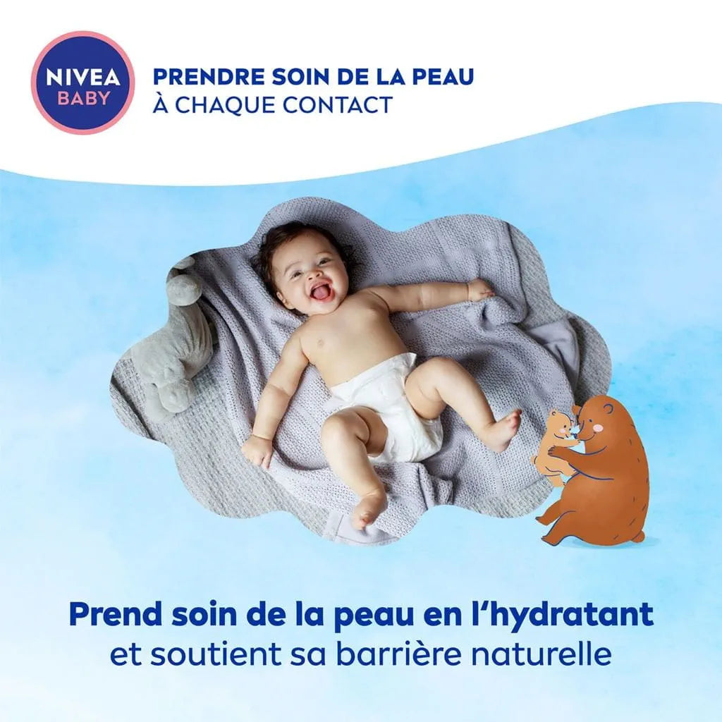 NIVEA – Baby Soft Crème Visage & Corps Hydratante à l’Huile d’Amande & Vitamines B5, C, E