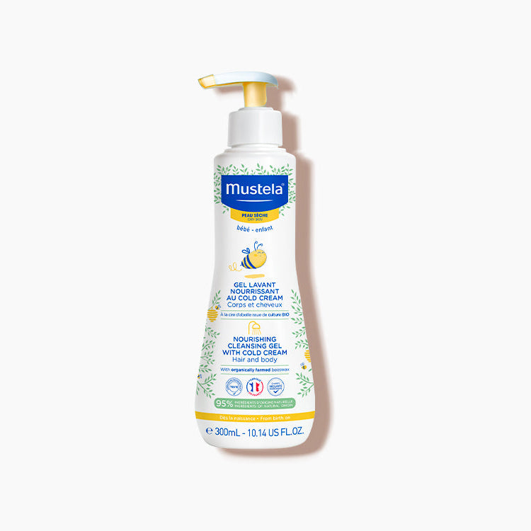 Mustela - Gel Lavant Nourrissant au Cold Cream à la Cire d'Abeille