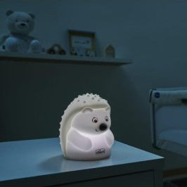 Chicco – Veilleuse Sweet Lights rechargeable et portable – Motif hérisson