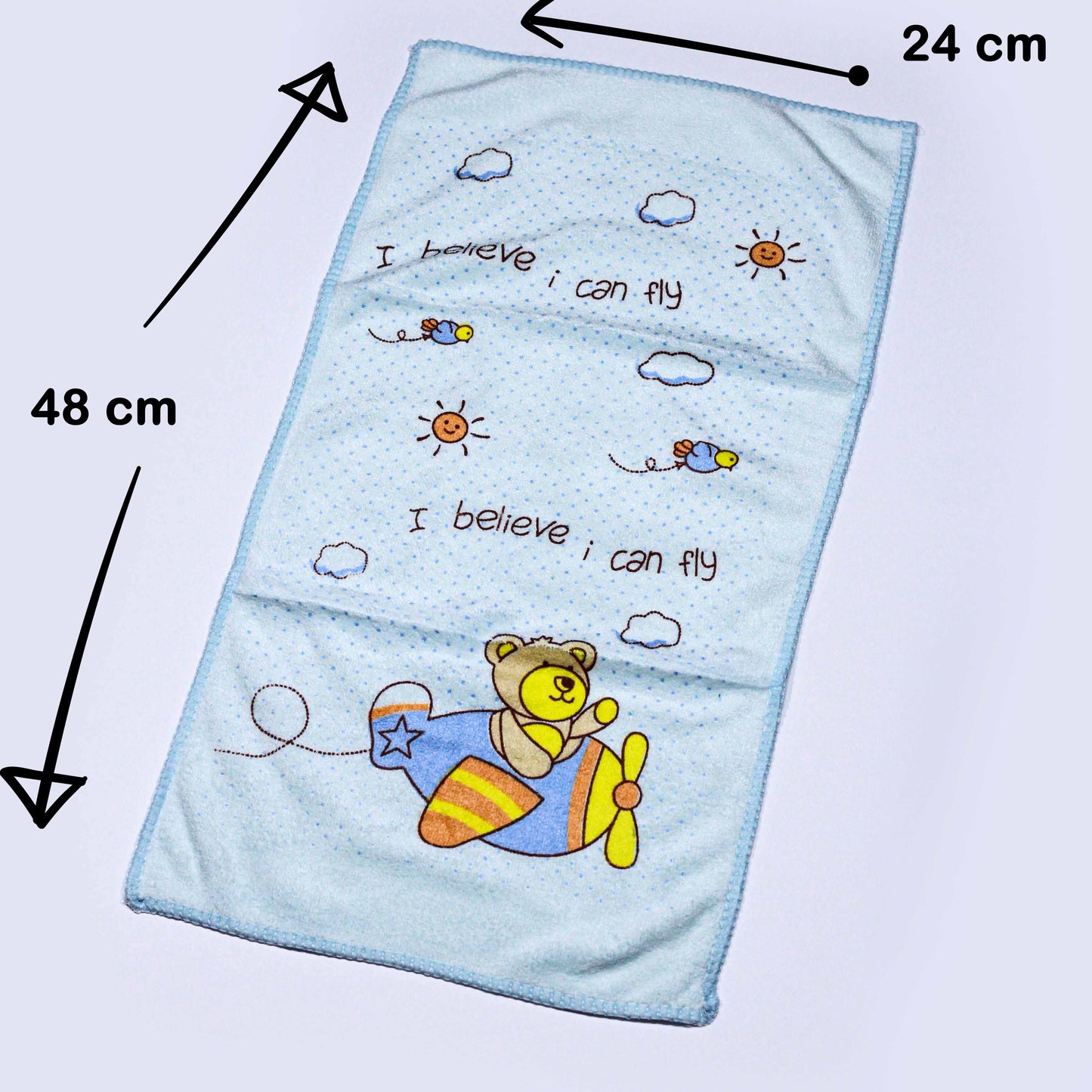 Serviette douce pour bébé – 48x24cm